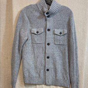 Banana Republic Heather Gray Cardigan